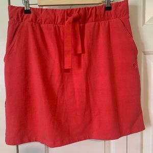 Coolibar Skort, Poppy Red, UV Protection Material, Sz L